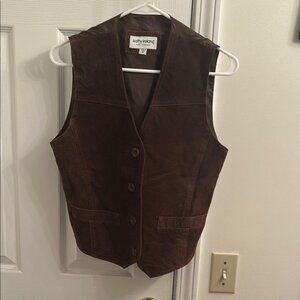 Kathy Ireland Brown Vest